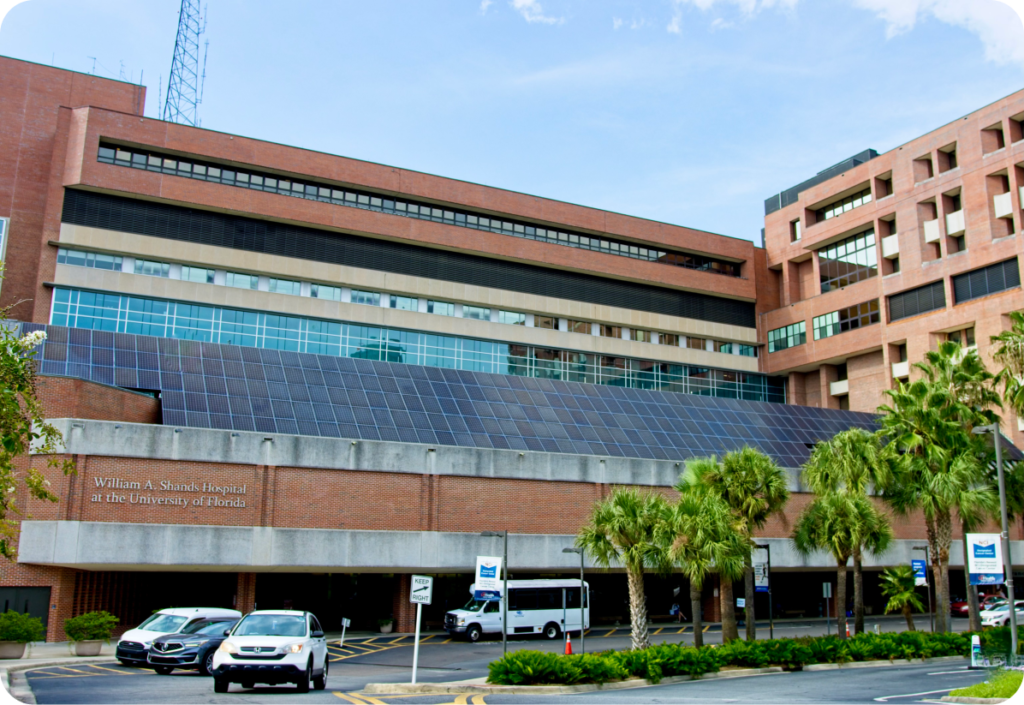 UF Shands hospital - commercial solar Florida