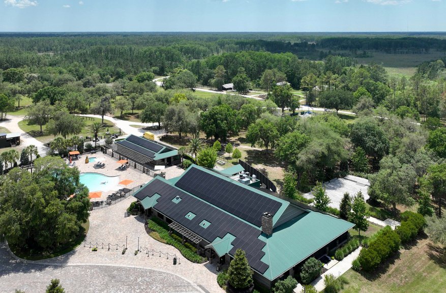 Black Prong Resort surrounded by Goethe State Forest