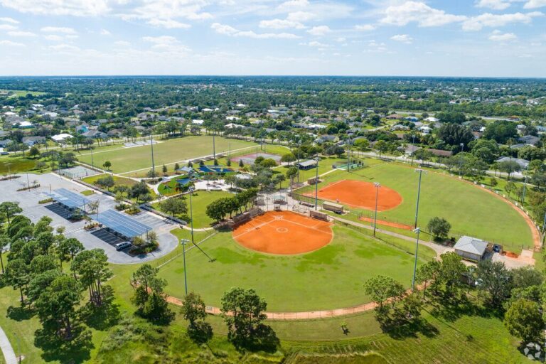 100 kW solar carport canopy at Jessica Clinton Park in Port St. Lucie, Florida, built by PPM Solar